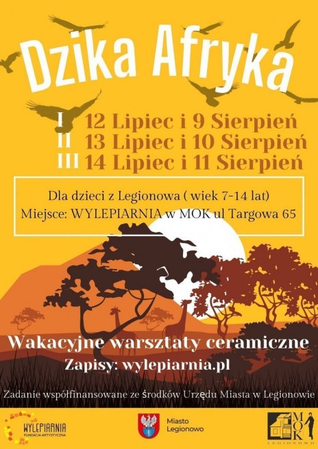 Warsztaty ceramiczne Dzika Afryka