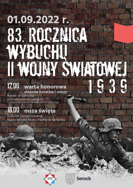 83 rocznica wybuchu II Wojny Światowej - obchody w Serocku