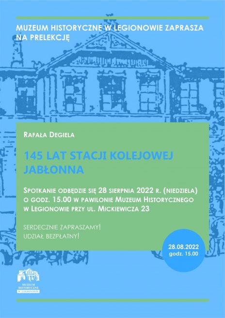 Prelekcja 145 lat stacji kolejowej Jabłonna