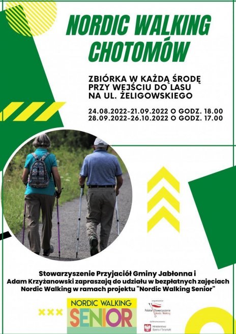 Nordic Walking SENIOR w Chotomowie
