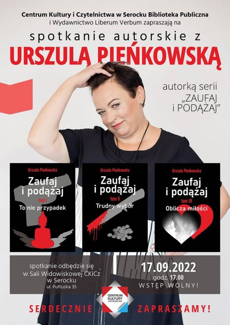 Spotkanie autorskie z Urszulą Pieńkowską