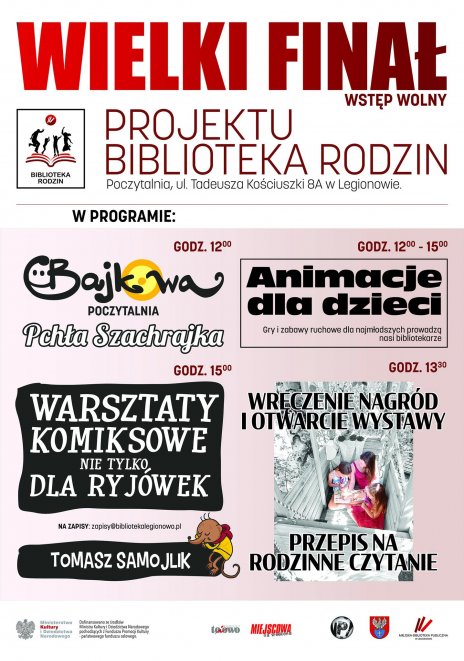 BIBLIOTEKA RODZIN - finał projektu w Poczytalni