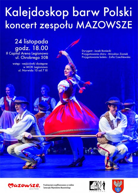 Kalejdoskop barw Polski - koncert zespołu Mazowsze