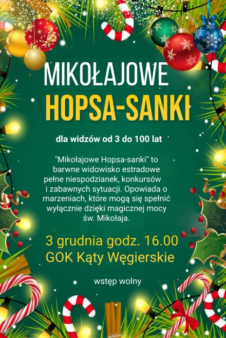 Mikołajowe Hopsa-Sanki