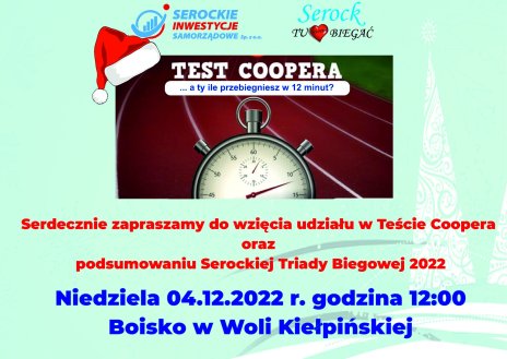 Test Coopera w Woli Kiełpińskiej