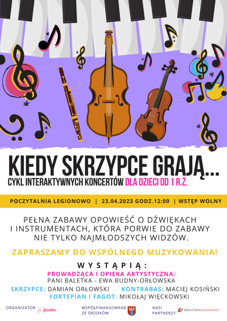 Plakat zawierający informacje o wydarzeniu.  Te informacje są podane w aktualności.