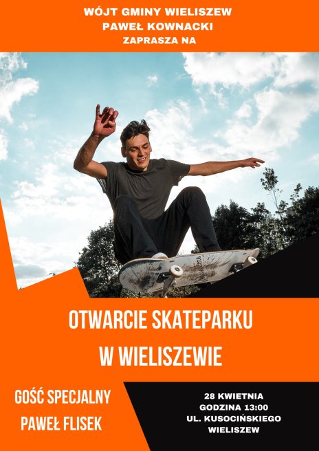 Otwarcie skateparku w Wieliszewie