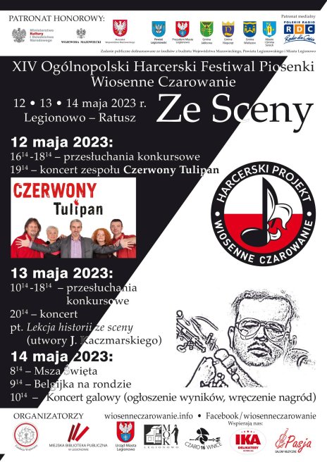 Plakat zawierający informacje o wydarzeniu.  Te informacje są podane w aktualności.