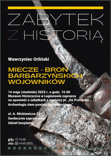 Plakat zawierający informacje o wydarzeniu.  Te informacje są podane w aktualności.