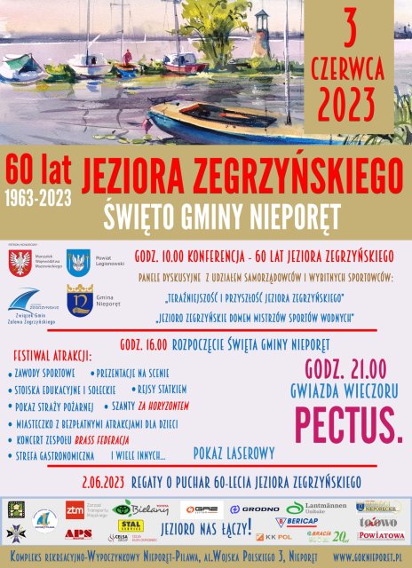 60. urodziny Jeziora Zegrzyńskiego i Święto Gminy Nieporęt