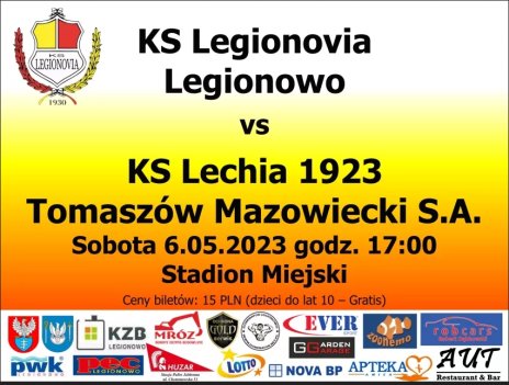 KS Legionovia – KS Lechia 1923 Tomaszów Mazowiecki S.A.