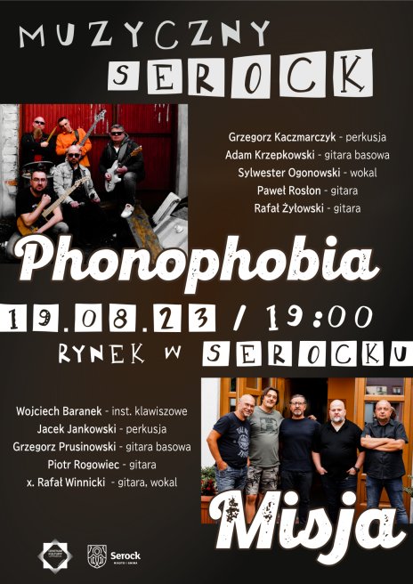 Muzyczny Serock - koncerty zespołów Phonofobia i Misja