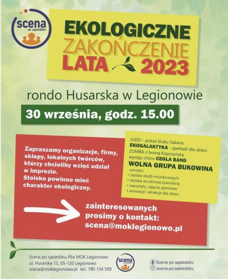 Plakat zawierający informacje o wydarzeniu.  Te informacje są podane w aktualności.