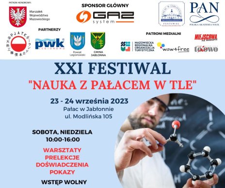 XXI Festiwal "Nauka z Pałacem w Tle"