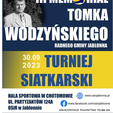 III Memoriał Siatkarski Tomka Wodzyńskiego