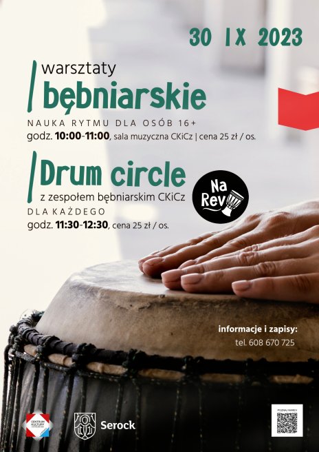 Warsztaty bębniarskie i Drum circle w Serocku