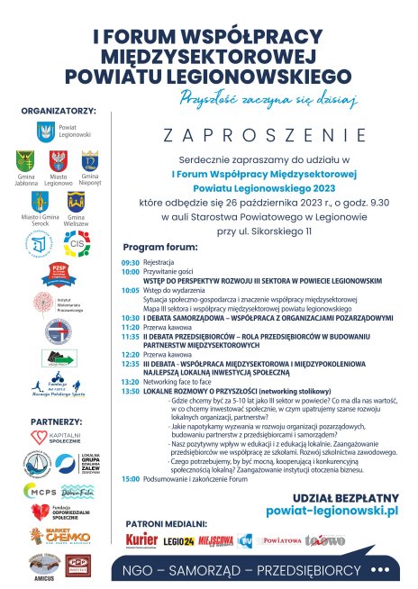 Plakat zawierający informacje o wydarzeniu.  Te informacje są podane w aktualności.