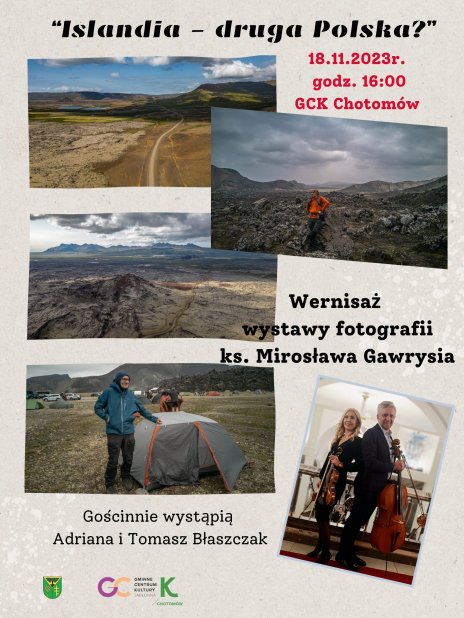 „Islandia – druga Polska?” ~ wernisaż wystawy fotografii ks. Mirosława Gawrysia