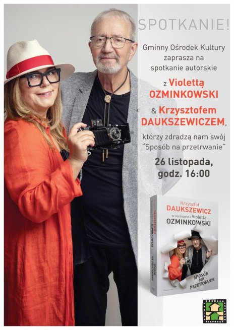 Spotkanie autorskie z Violettą Ozminkowski i Krzysztofem Daukszewiczem