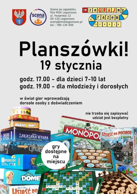 Planszówki w Scenie