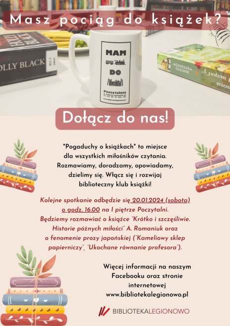 Plakat zapraszający na wydarzenie, szczegółowe informacje w aktualności i tytule