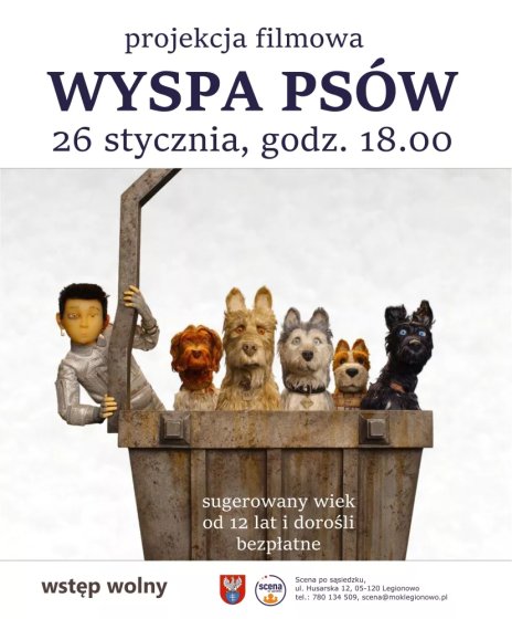 Projekcja filmu pt. "Wyspa psów"