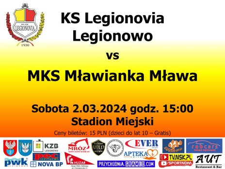 KS Legionovia Legionowo vs MKS Mławianka Mława