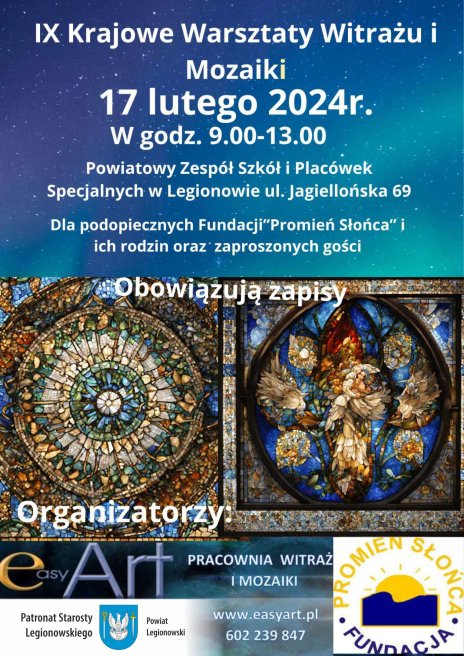 Plakat zapraszający na wydarzenie, szczegółowe informacje w aktualności i tytule