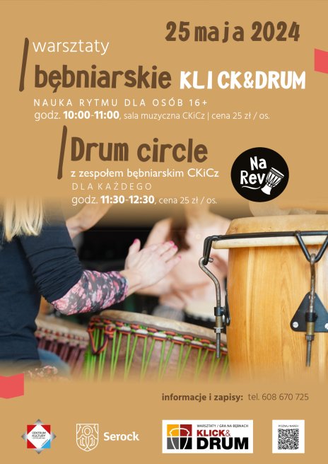 Warsztaty bębniarskie i Drum Circle w maju
