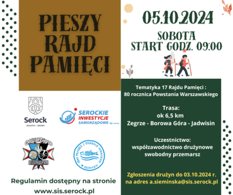 Plakat zapraszający na wydarzenie, szczegółowe informacje  w aktualności