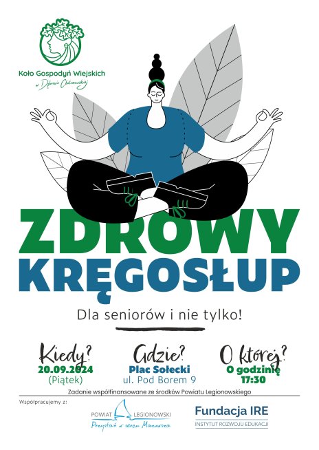 Plakat zapraszający na wydarzenie, szczegółowe informacje w aktualności