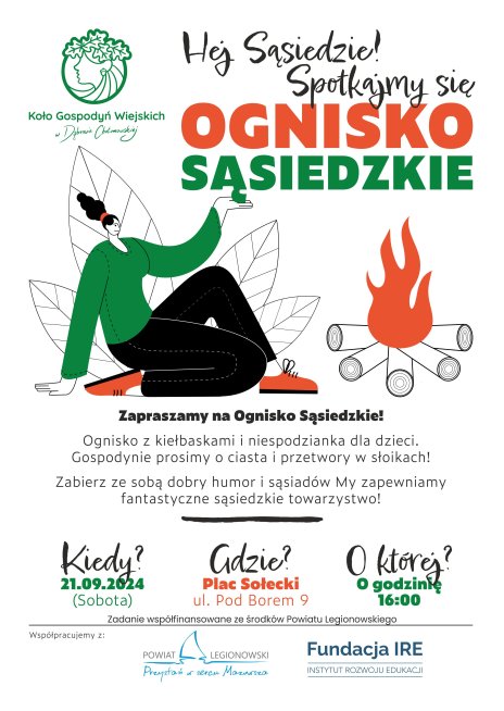 Plakat zapraszający na wydarzenie, szczegółowe informacje w aktualności