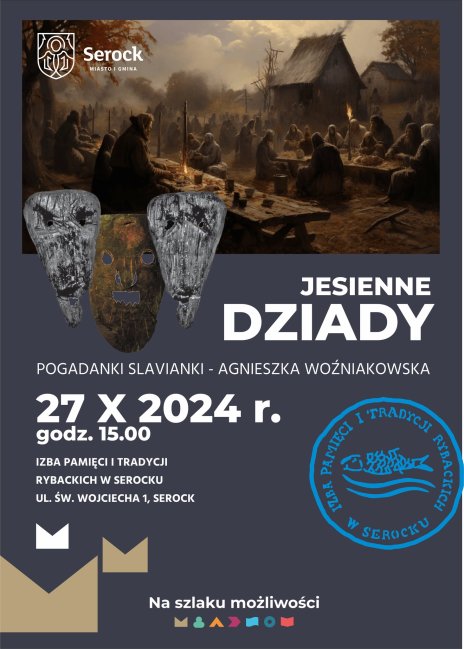 Plakat zapraszający na wydarzenie, szczegóły w aktualności