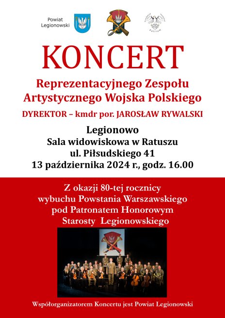 Koncert Reprezentacyjnego Zespołu Artystycznego Wojska Polskiego