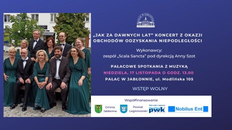 Plakat zapraszający na wydarzenie, szczegółowe informacje w aktualności.
