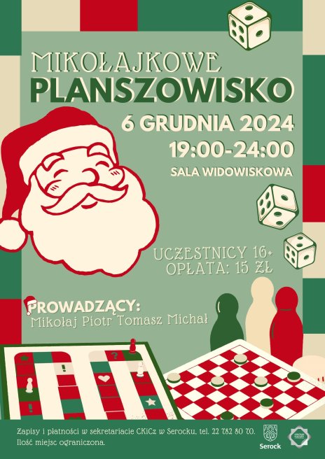 Plakat zapraszający na wydarzenie, szczegółowe informacje w aktualności.