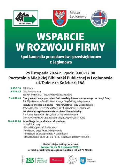 Plakat zawierający informacje o wydarzeniu. Adres, godziny. Te informacje są podane w aktualności.