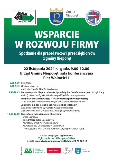 Plakat zawierający informacje o wydarzeniu. Adres, godziny. Te informacje są podane w aktualności.