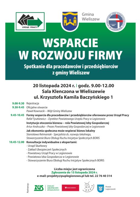 Plakat zawierający informacje o wydarzeniu. Adres, godziny. Te informacje są podane w aktualności.