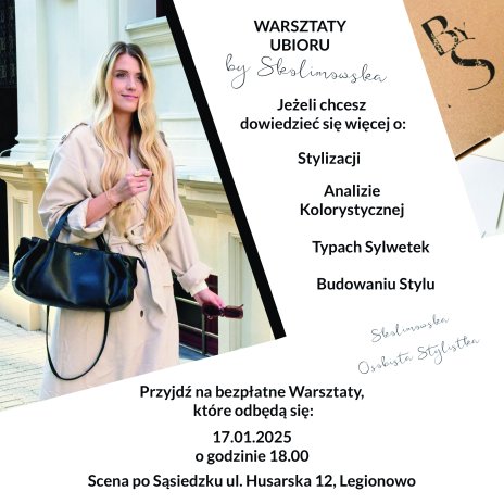 Plakat zapraszający na wydarzenie, szczegółowe informacje w aktualności.