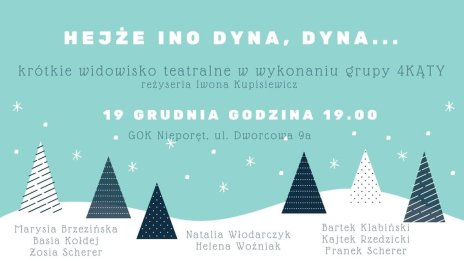 Plakat zapraszający na wydarzenie, szczegółowe informacje w aktualności.
