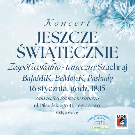 Plakat zapraszajacy na wydarzenie, szczegółowe informacje w aktualności.