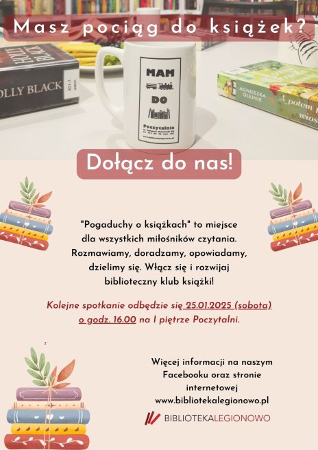 Plakat zapraszający na wydarzenie, szczegółowe informacje w aktualności.