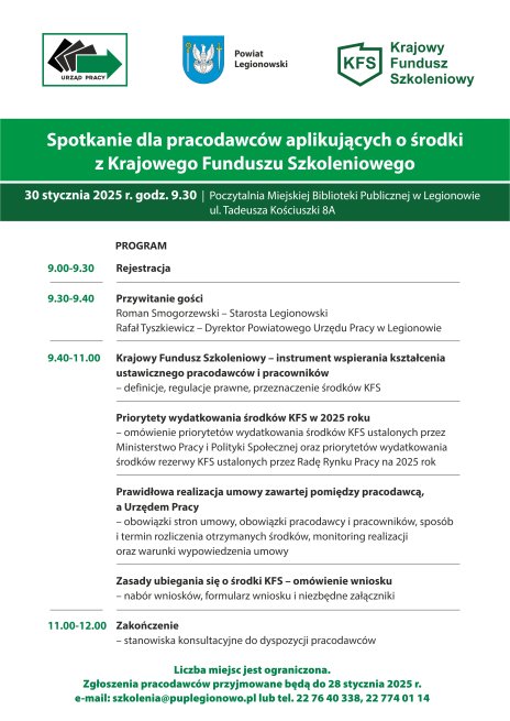 Plakat zapraszający na wydarzenie, szczegółowe informacje w aktualności i tytule
