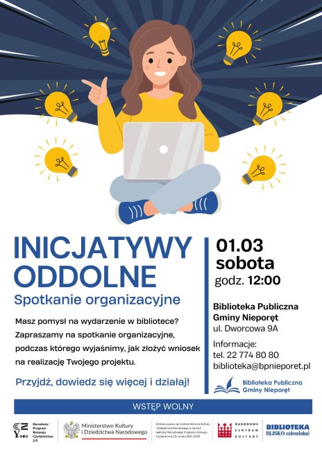 Plakat zapraszający na wydarzenie, szczegółowe informacje w aktualności.