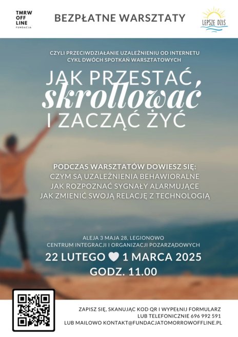 Plakat zapraszający na wydarzenie, szczegółowe informacje w aktualności.
