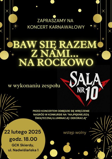 Plakat zapraszający na wydarzenie, szczegółowe informacje w aktualności.
