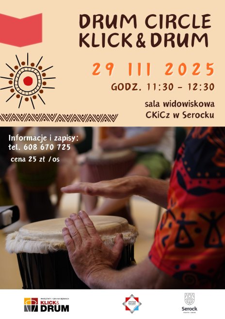 Plakat zapraszający na wydarzenie, szczegółowe informacje w aktualności.
