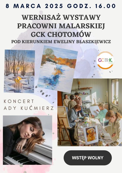 Plakat zapraszający na wydarzenie, szczegółowe informacje w aktualności.