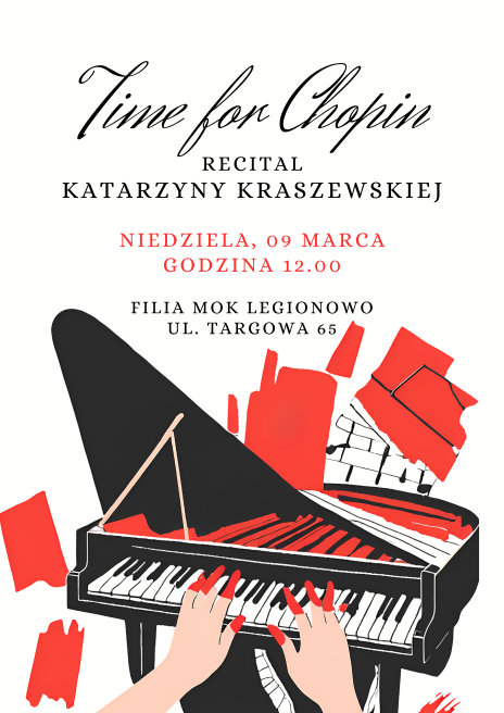 Plakat zapraszający na wydarzenie, szczegółowe informacje w aktualności.